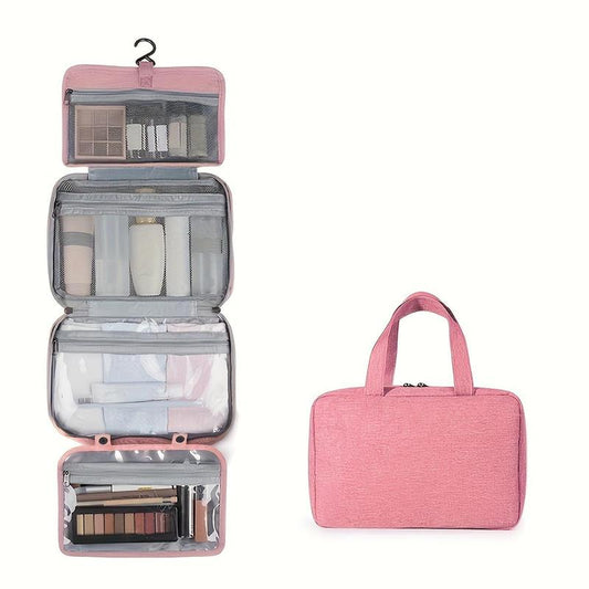 Large-Capacity Travel Toiletry Bag, 1 Count Cosmetic Bag, Wet and Dry Separation Multi-Functional Storage Bag Pencil Bat, Makeup Organizer Pouch, Beauty Products, Makeup Products Travel Essentials, Christmas Gift