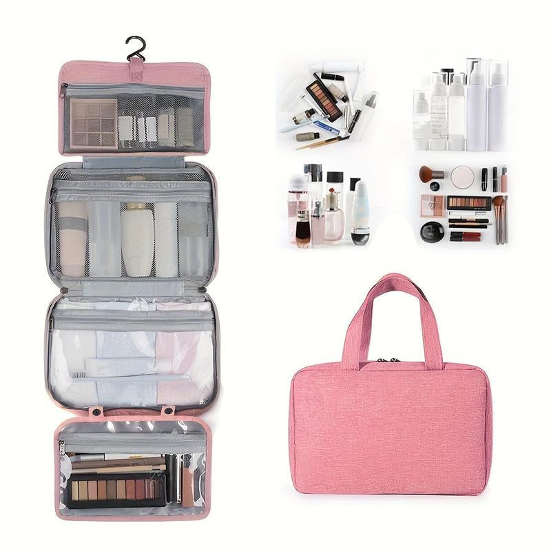 Large-Capacity Travel Toiletry Bag, 1 Count Cosmetic Bag, Wet and Dry Separation Multi-Functional Storage Bag Pencil Bat, Makeup Organizer Pouch, Beauty Products, Makeup Products Travel Essentials, Christmas Gift